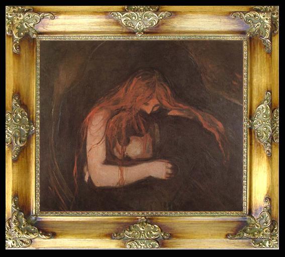 framed  Edvard Munch Leech, Ta039